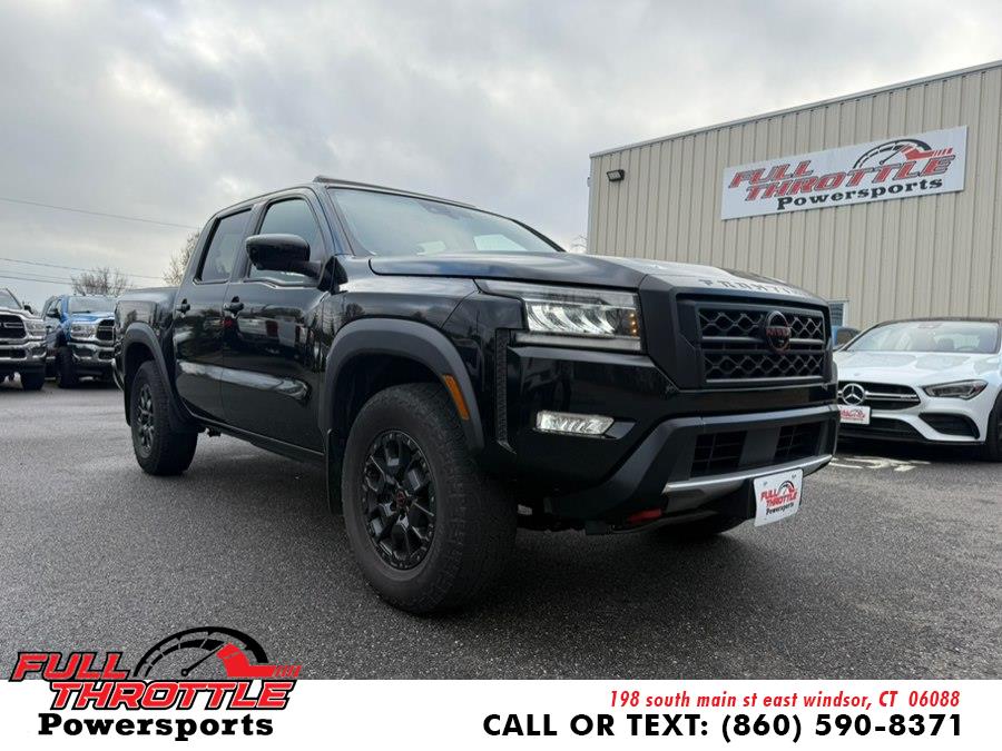 2022 Nissan Frontier Crew Cab 4x4 PRO-4X Auto, available for sale in East Windsor, Connecticut | Full Throttle Power Sports LLC. East Windsor, Connecticut