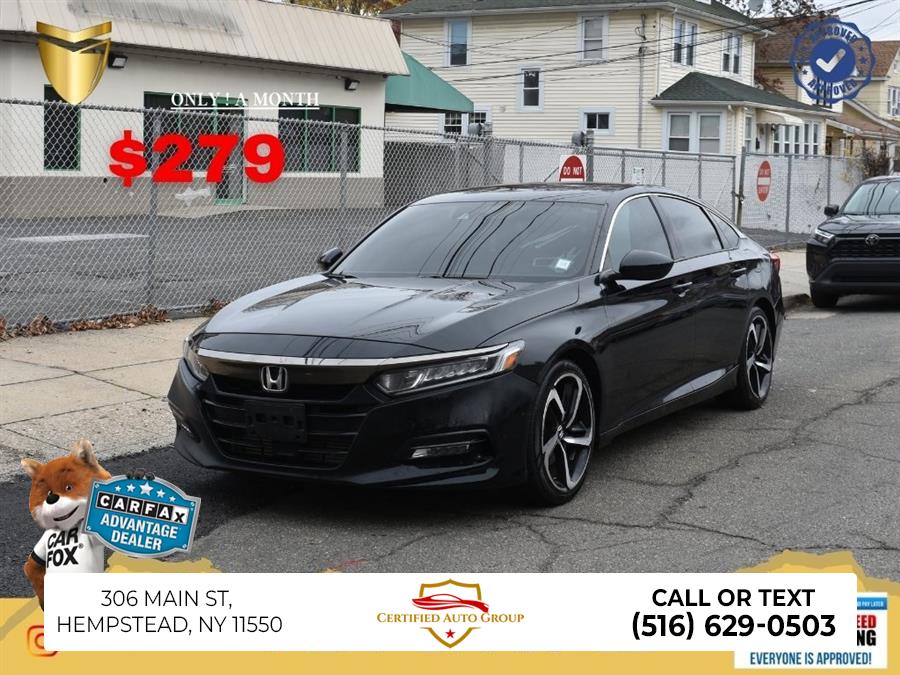 2019 Honda Accord Sport, available for sale in Hempstead, New York | Certified Auto Group. Hempstead, New York
