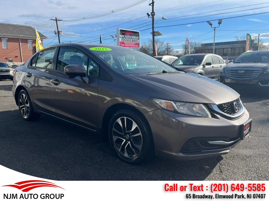 2015 Honda Civic Sedan 4dr CVT EX, available for sale in Elmwood Park, New Jersey | NJM Auto Group. Elmwood Park, New Jersey