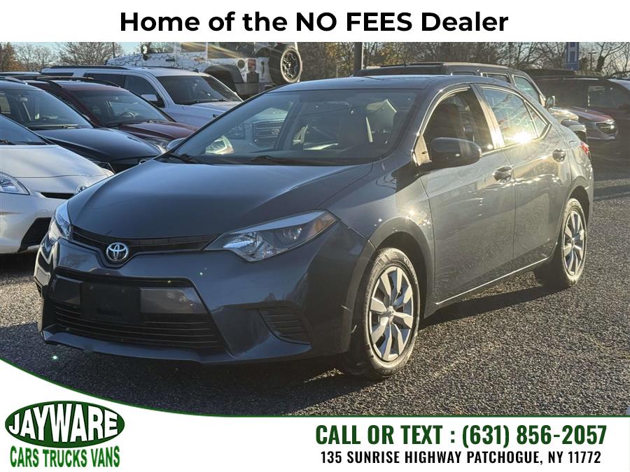 2016 Toyota Corolla 4dr Sdn Auto L (Natl), available for sale in Patchogue, New York | Jayware Cars Trucks Vans. Patchogue, New York