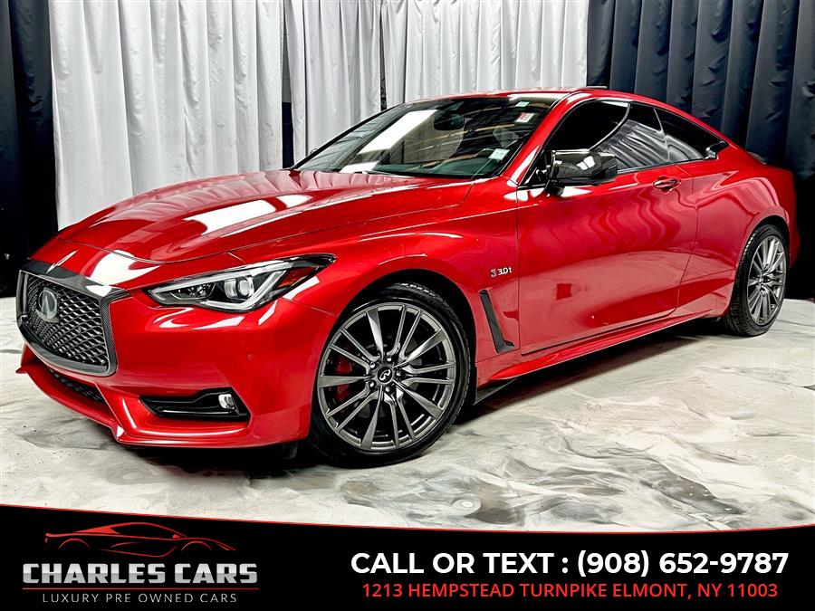 2017 Infiniti Q60 3.0t Red Sport 400, available for sale in Elmont, New York | Charles Cars. Elmont, New York
