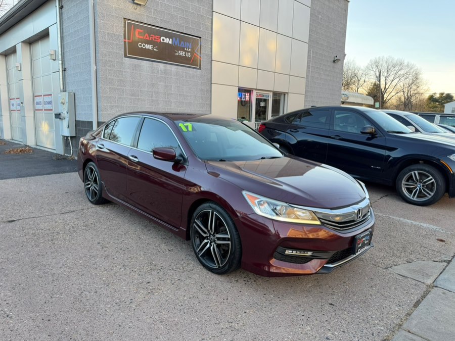 2017 Honda Accord Sedan Sport CVT, available for sale in Manchester, Connecticut | Carsonmain LLC. Manchester, Connecticut