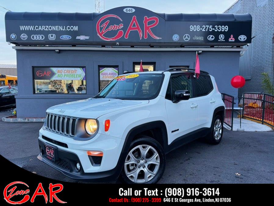 Used 2022 Jeep Renegade in Linden, New Jersey | Car Zone. Linden, New Jersey