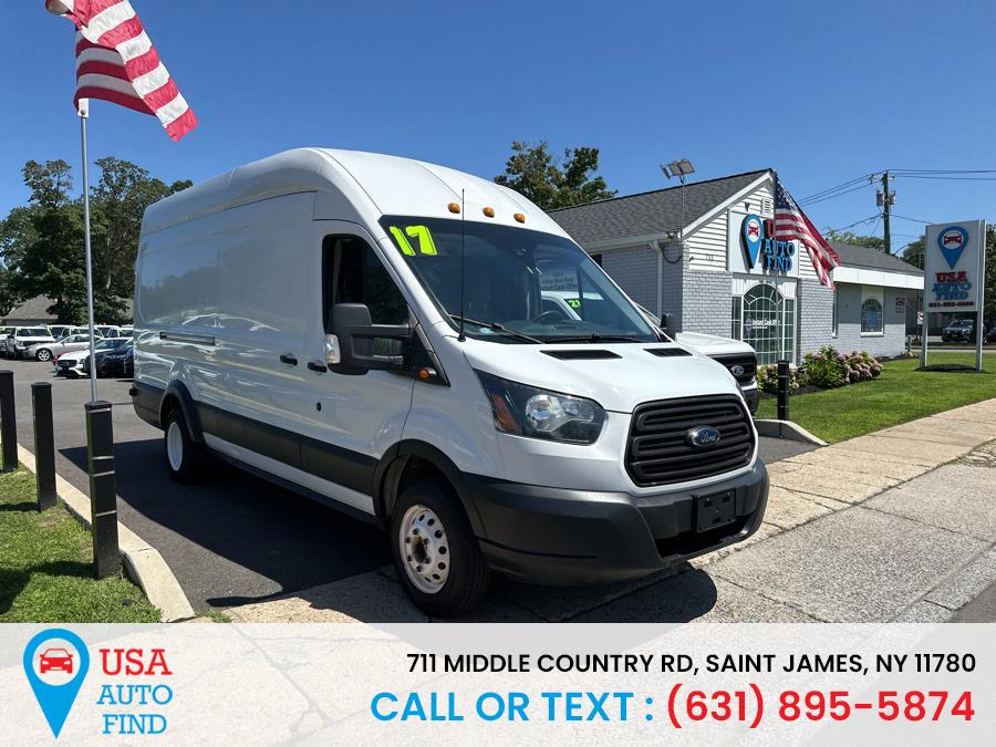 Used Ford Transit Van T-350 HD 148" EL Hi Rf 10360 GVWR Sldng RH Dr DRW 2017 | USA Auto Find. Saint James, New York