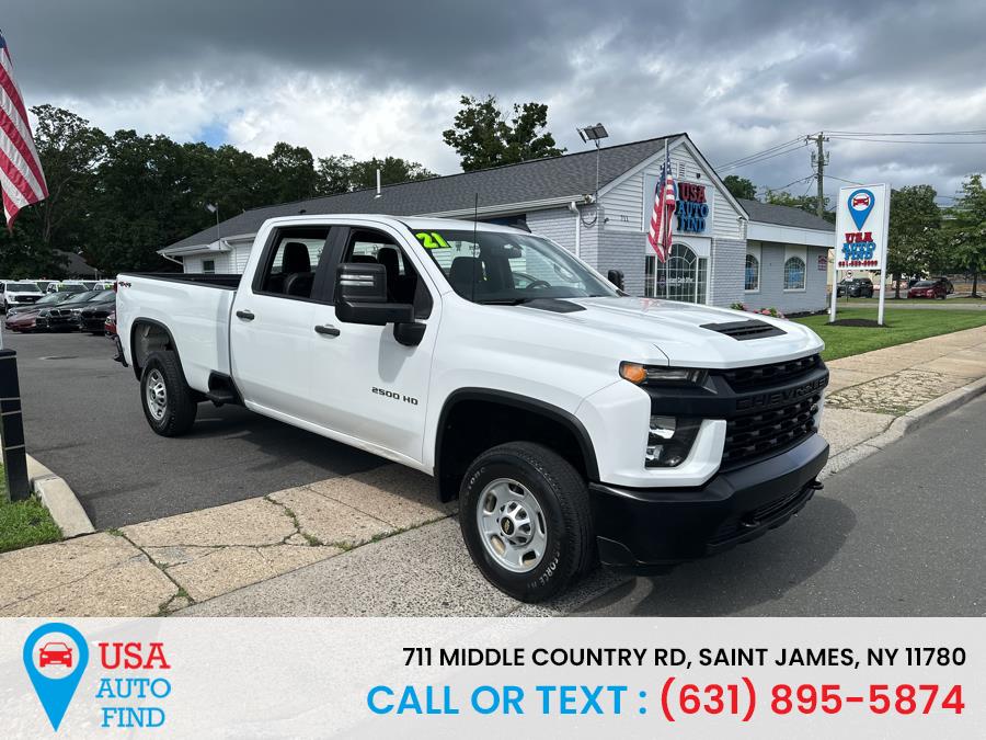 Used Chevrolet Silverado 2500HD 4WD Crew Cab 172" Work Truck 2021 | USA Auto Find. Saint James, New York