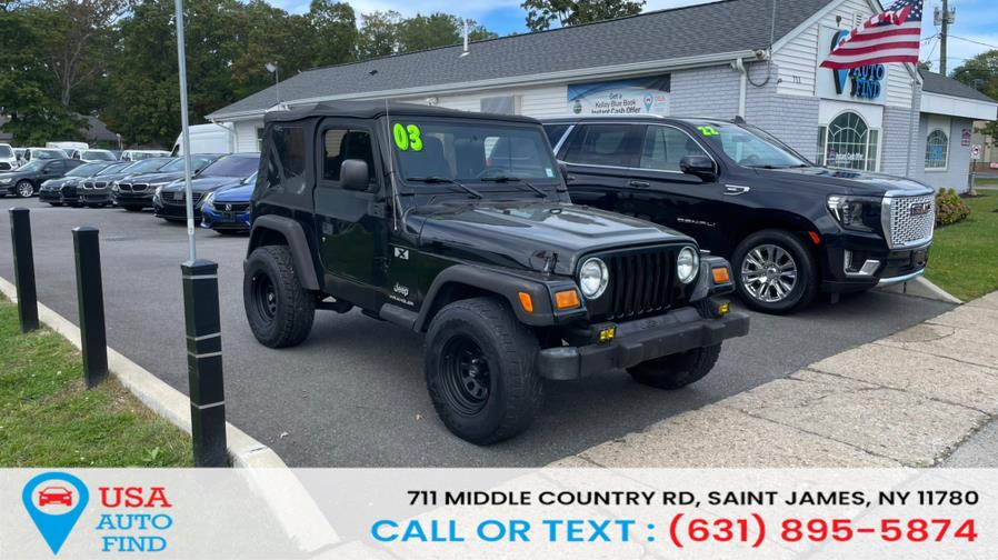 2003 Jeep Wrangler 2dr X, available for sale in Saint James, New York | USA Auto Find. Saint James, New York