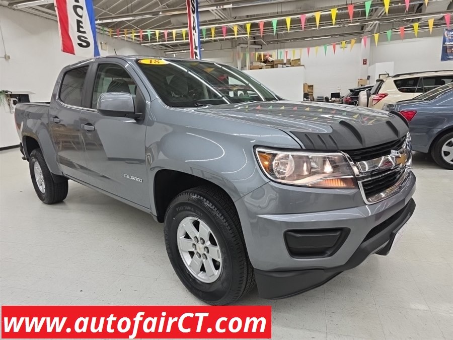 2018 Chevrolet Colorado 4WD Crew Cab 128.3" Work Truck, available for sale in West Haven, Connecticut | Auto Fair Inc.. West Haven, Connecticut