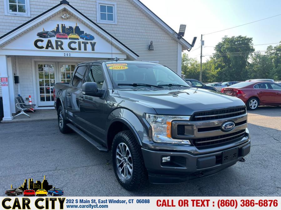 2018 Ford F-150 XLT 4WD SuperCrew 5.5'' Box, available for sale in East Windsor, Connecticut | Car City LLC. East Windsor, Connecticut