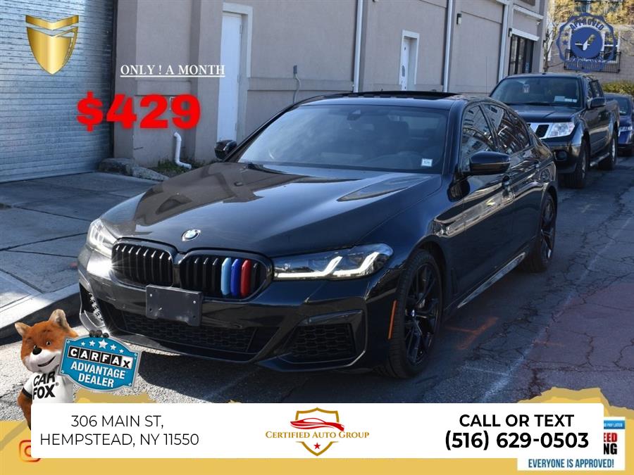 2021 BMW 5 Series 540i xDrive, available for sale in Hempstead, New York | Certified Auto Group. Hempstead, New York