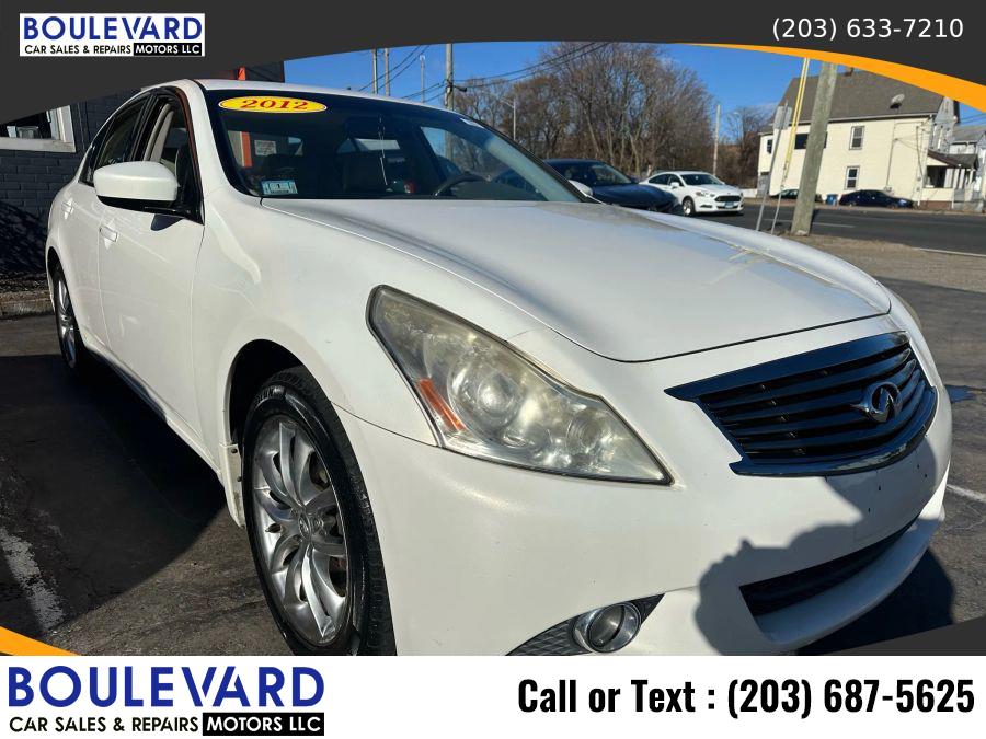 Used 2012 Infiniti g in New Haven, Connecticut | Boulevard Motors LLC. New Haven, Connecticut