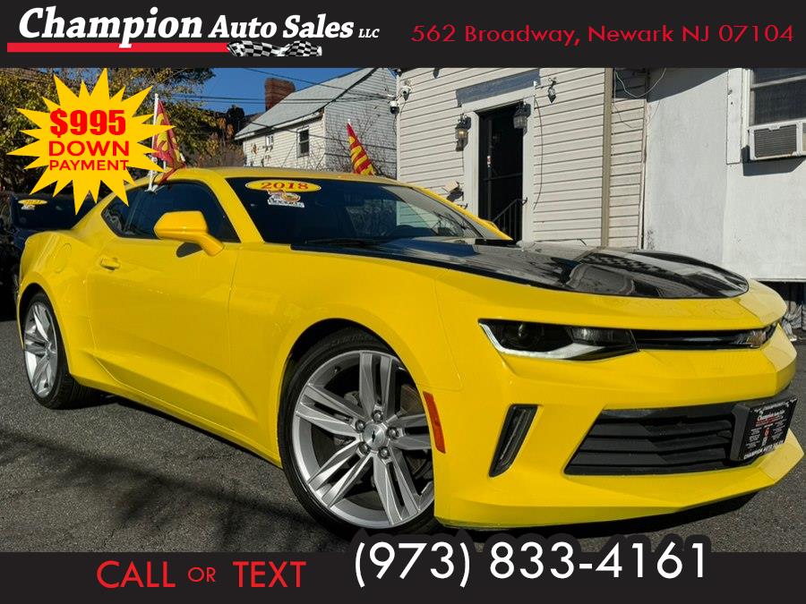 2018 Chevrolet Camaro 2dr Cpe LT w/1LT, available for sale in Newark , New Jersey | Champion Used Auto Sales 2. Newark , New Jersey