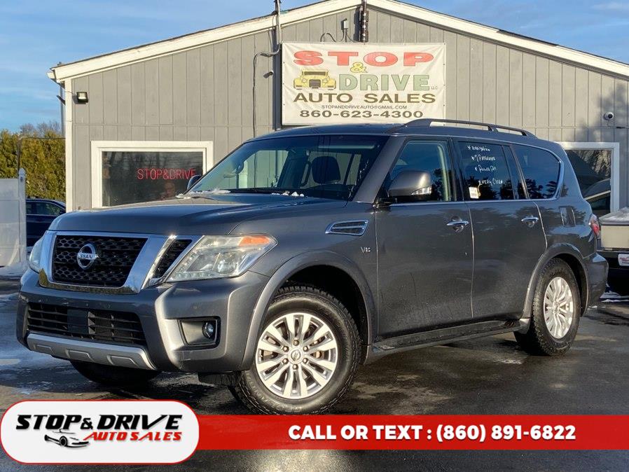 2017 Nissan Armada 4x4 SV, available for sale in East Windsor, Connecticut | Stop & Drive Auto Sales. East Windsor, Connecticut