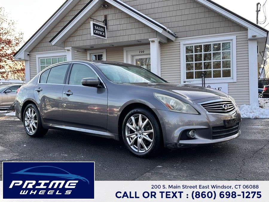 Used 2012 Infiniti G37 Sedan in East Windsor, Connecticut | Prime Wheels. East Windsor, Connecticut