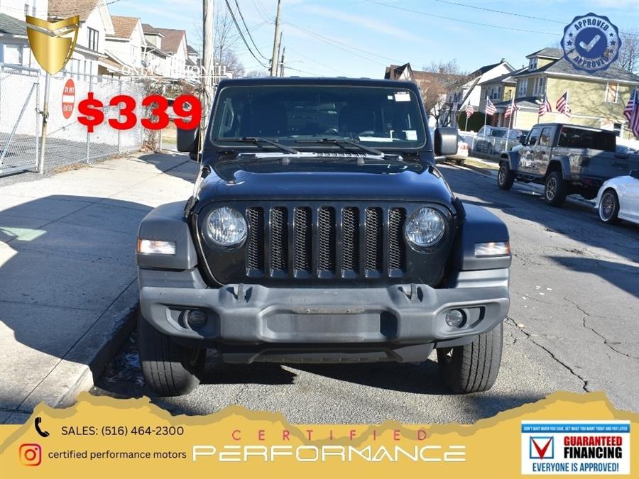 2021 Jeep Wrangler Unlimited Sport S, available for sale in Valley Stream, New York | Certified Performance Motors. Valley Stream, New York