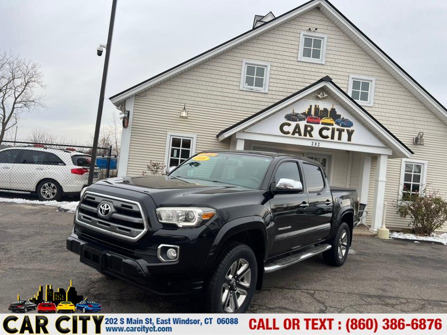 2016 Toyota Tacoma 4WD Double Cab V6 AT Limited (Natl), available for sale in East Windsor, Connecticut | Car City LLC. East Windsor, Connecticut