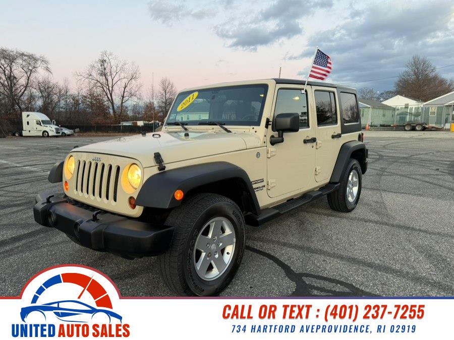 2011 Jeep Wrangler Unlimited 4WD 4dr Sport, available for sale in Providence, Rhode Island | United Auto Sales Inc. Providence, Rhode Island