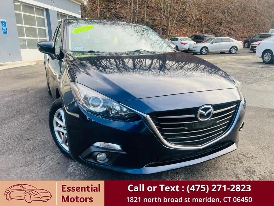 2015 Mazda Mazda3 4dr Sdn Auto i Touring, available for sale in Meriden, Connecticut | Essential Motors. Meriden, Connecticut