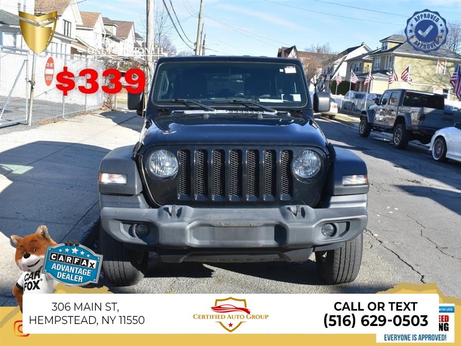 2021 Jeep Wrangler Unlimited Sport S, available for sale in Hempstead, New York | Certified Auto Group. Hempstead, New York