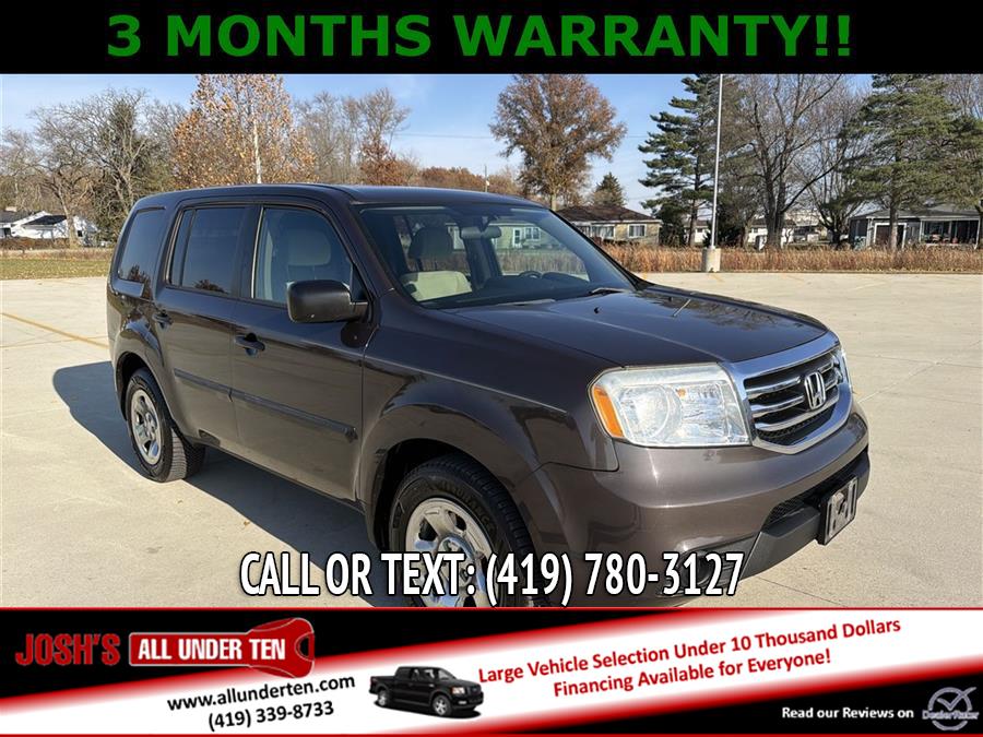 2013 Honda Pilot LX, available for sale in Elida, Ohio | Josh's All Under Ten LLC. Elida, Ohio
