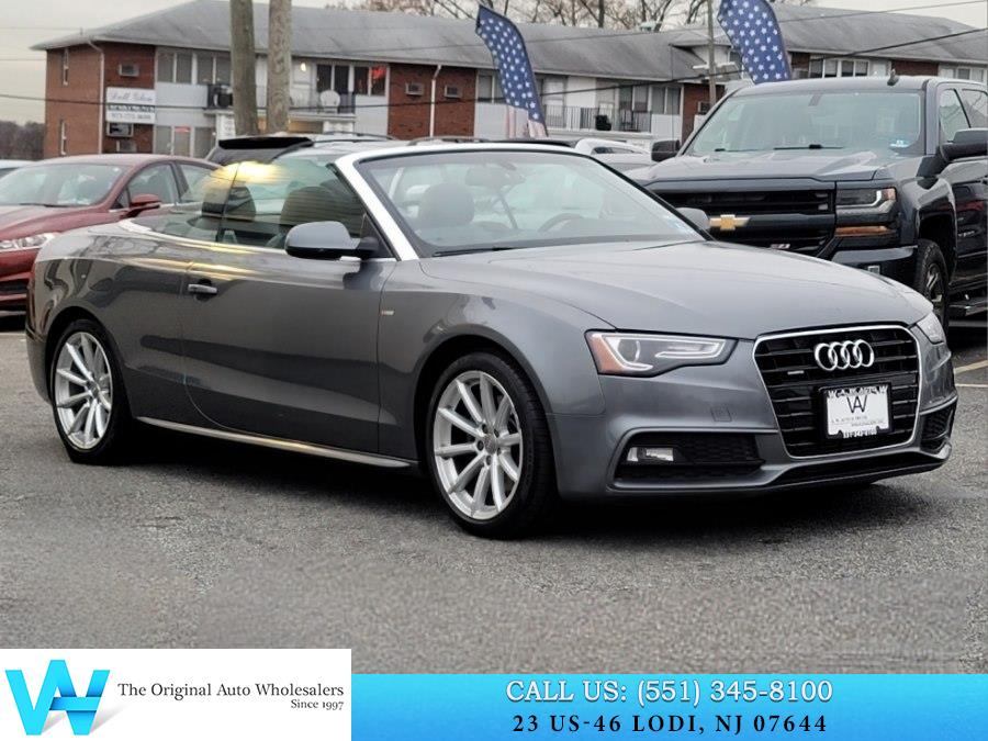 2016 Audi A5 2dr Cabriolet Auto Premium Plus, available for sale in Lodi, New Jersey | AW Auto & Truck Wholesalers, Inc. Lodi, New Jersey