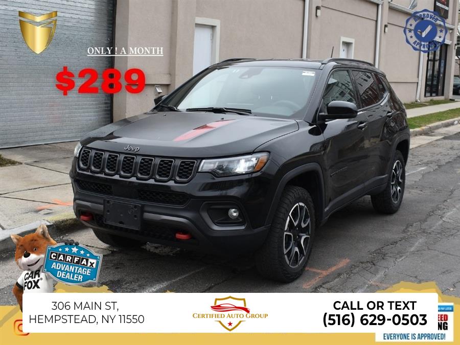 2024 Jeep Compass Trailhawk, available for sale in Hempstead, New York | Certified Auto Group. Hempstead, New York