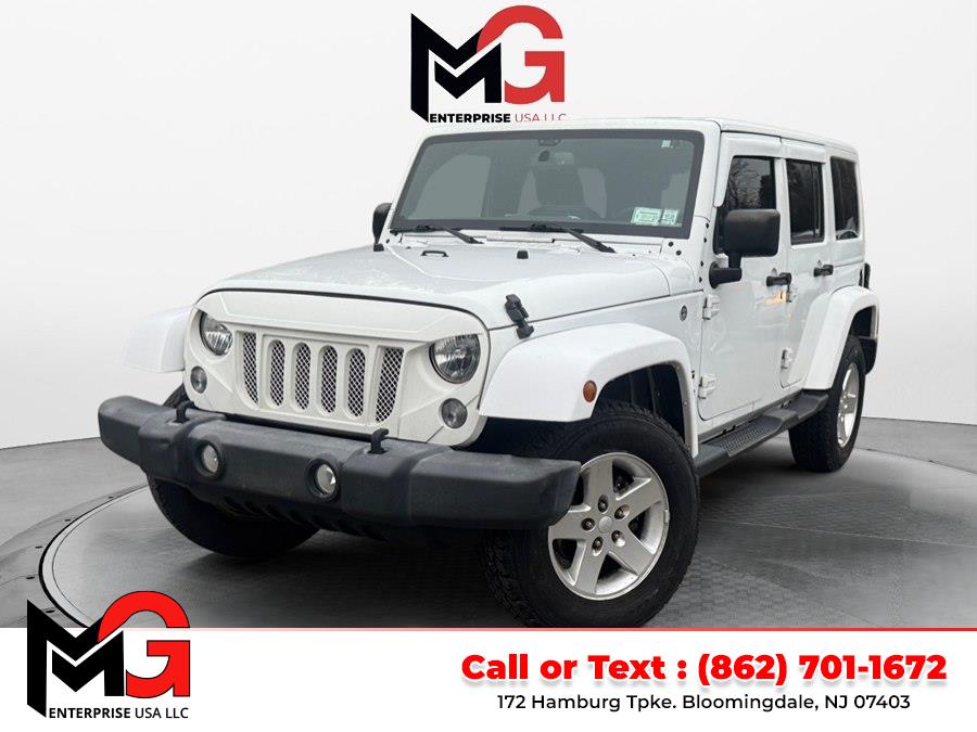 2016 Jeep Wrangler Unlimited 4WD 4dr Sport, available for sale in Bloomingdale, New Jersey | MG Enterprise USA. Bloomingdale, New Jersey