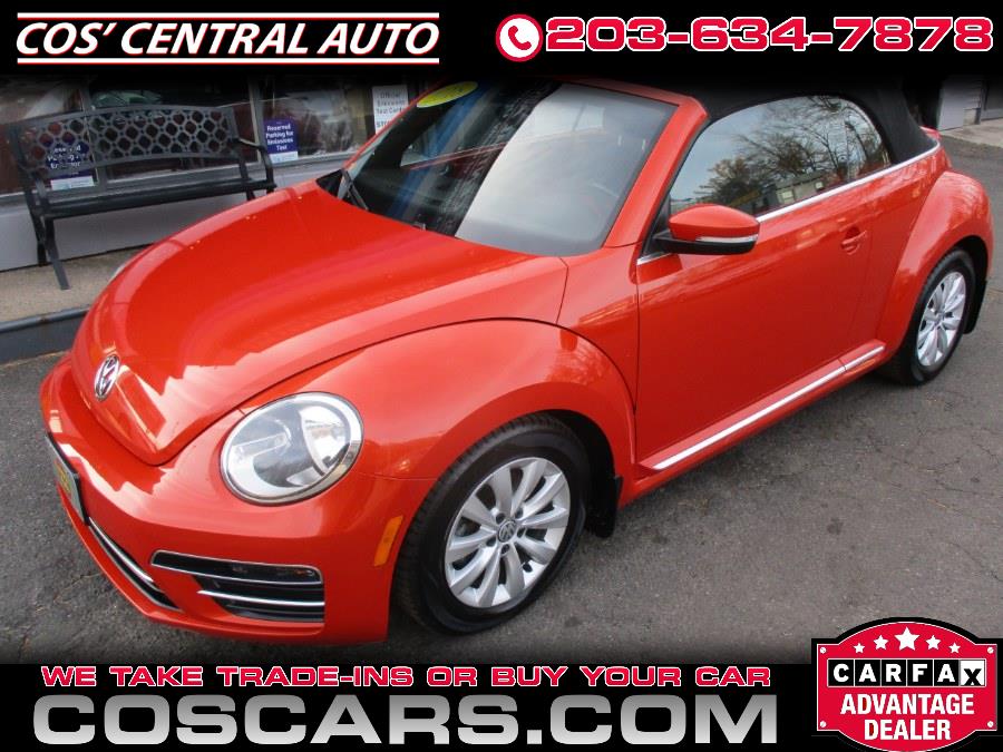 2018 Volkswagen Beetle Convertible Convertible, available for sale in Meriden, Connecticut | Cos Central Auto. Meriden, Connecticut