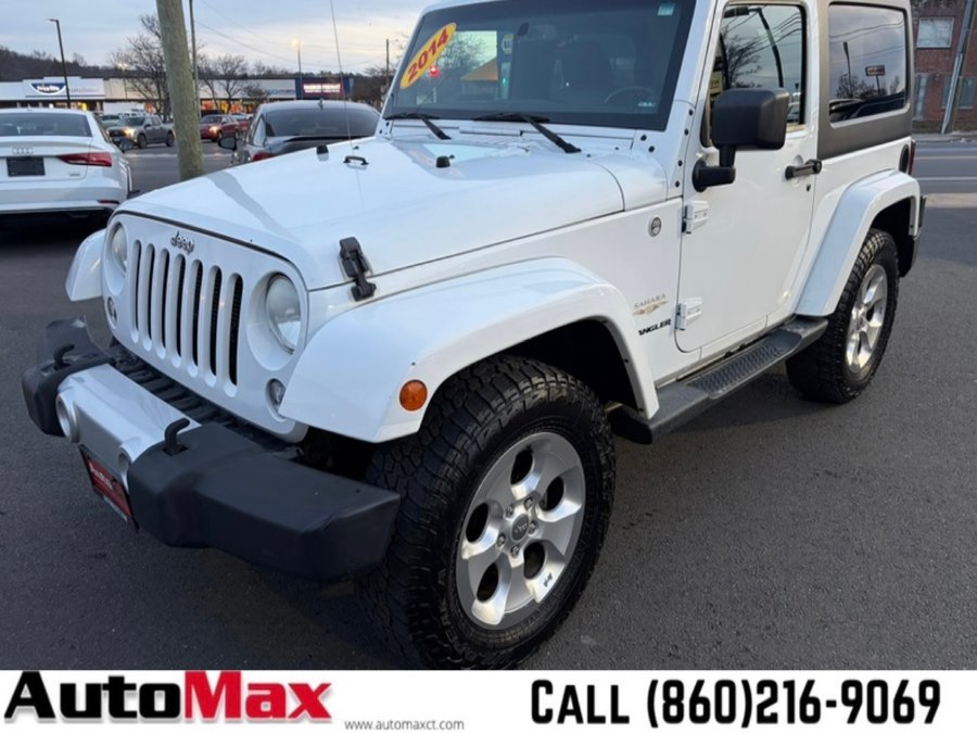 2014 Jeep Wrangler 4WD 2dr Sahara, available for sale in West Hartford, Connecticut | AutoMax. West Hartford, Connecticut