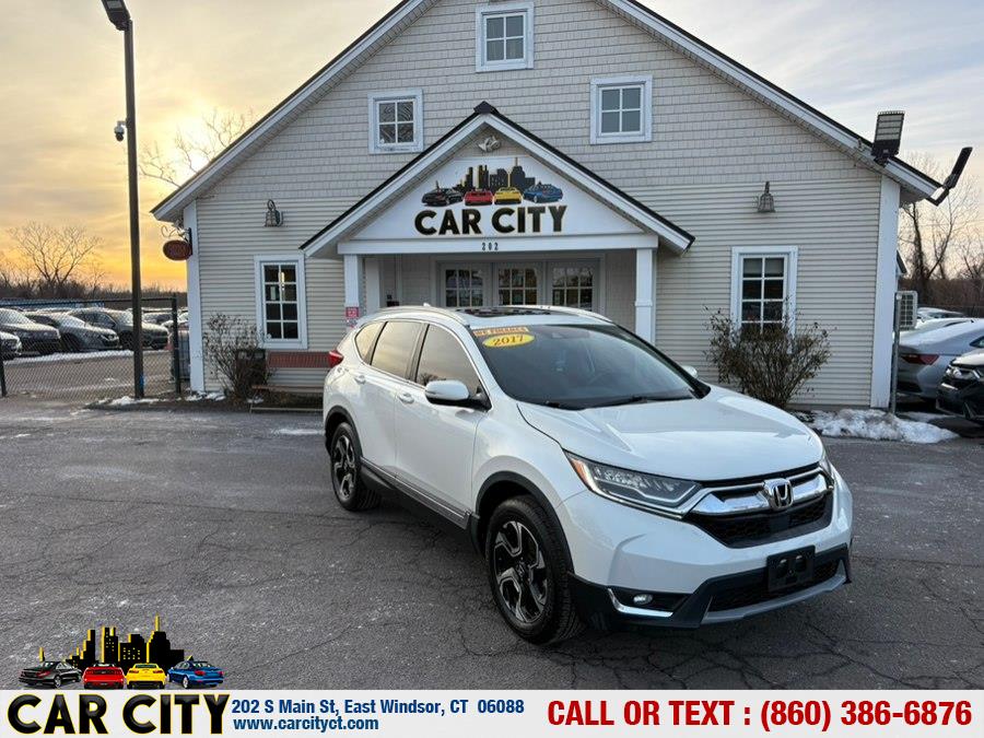 2017 Honda CR-V Touring AWD, available for sale in East Windsor, Connecticut | Car City LLC. East Windsor, Connecticut