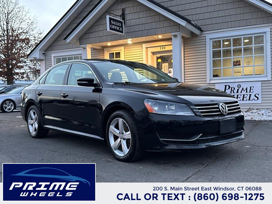 2013 Volkswagen Passat 4dr Sdn 2.5L Auto SE PZEV, available for sale in East Windsor, Connecticut | Prime Wheels. East Windsor, Connecticut