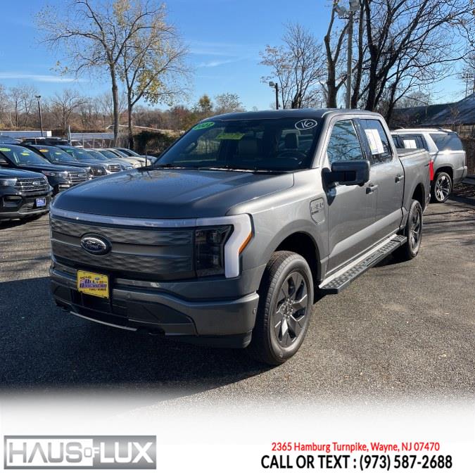 2022 Ford F-150 Lightning LARIAT 4WD SuperCrew 5.5'' Box, available for sale in Wayne, New Jersey | Haus of Lux. Wayne, New Jersey