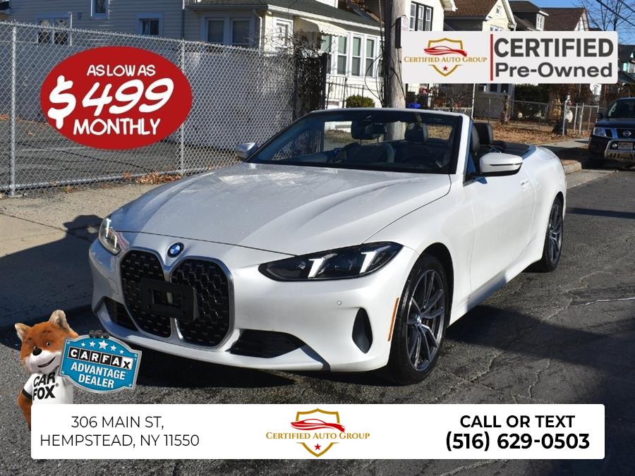 2025 BMW 4 Series 430i xDrive, available for sale in Hempstead, New York | Certified Auto Group. Hempstead, New York
