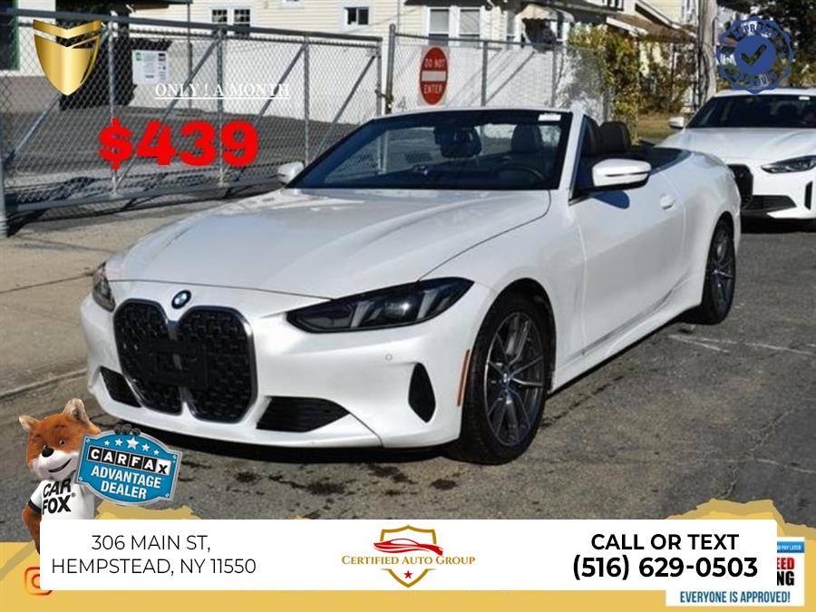 2024 BMW 4 Series 430i, available for sale in Hempstead, New York | Certified Auto Group. Hempstead, New York