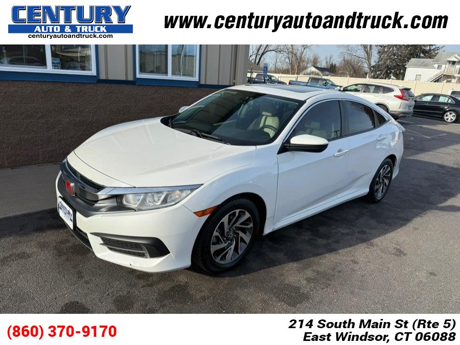 2016 Honda Civic Sedan 4dr CVT EX, available for sale in East Windsor, Connecticut | Century Auto And Truck. East Windsor, Connecticut