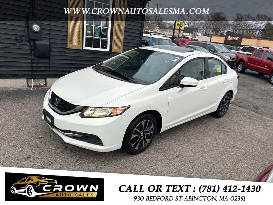 2014 Honda Civic Sedan 4dr CVT EX, available for sale in Abington, Massachusetts | Crown Auto Sales. Abington, Massachusetts
