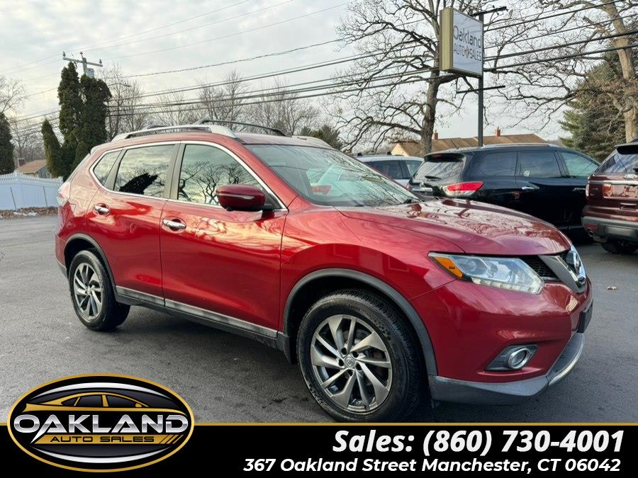2015 Nissan Rogue AWD 4dr SV, available for sale in Manchester, Connecticut | Oakland Auto Sales. Manchester, Connecticut
