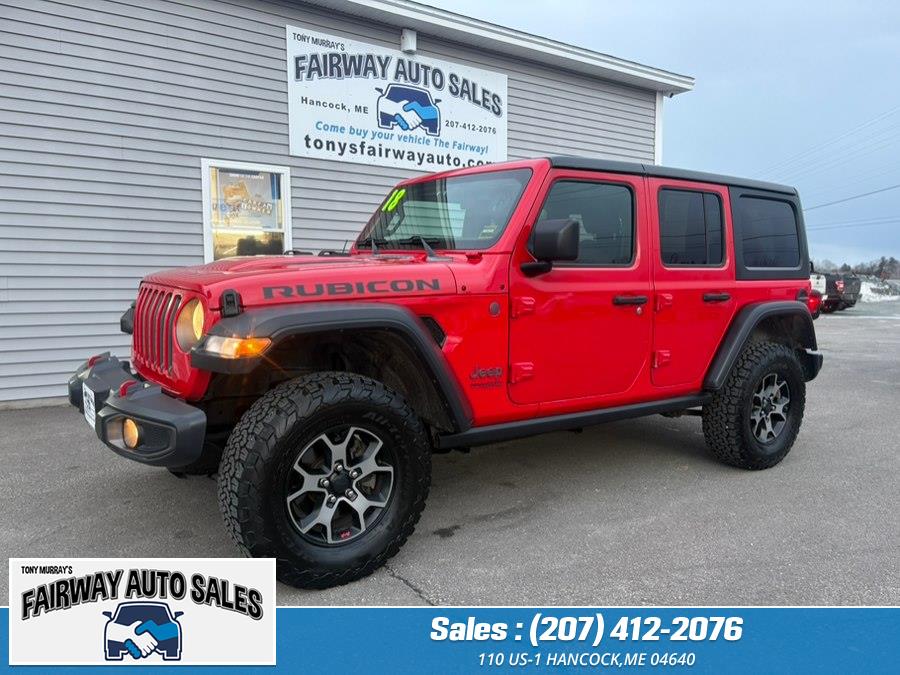 Used 2018 Jeep Wrangler Unlimited in Hancock, Maine | Fairway Auto Sales. Hancock, Maine