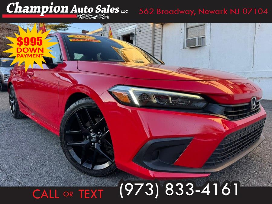 2022 Honda Civic Sedan Sport CVT, available for sale in Newark, New Jersey | Champion Auto Sales. Newark, New Jersey