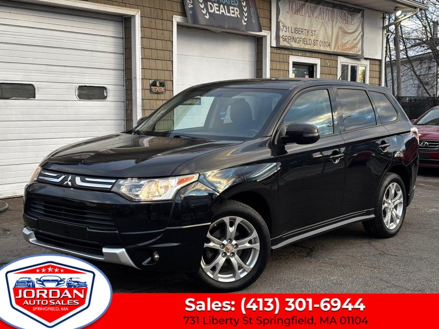2014 Mitsubishi Outlander 4WD 4dr SE, available for sale in Springfield, Massachusetts | Jordan Auto Sales. Springfield, Massachusetts