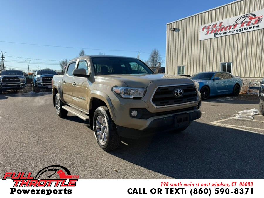 2016 Toyota Tacoma 4WD Double Cab V6 AT SR (Natl), available for sale in East Windsor, Connecticut | Full Throttle Power Sports LLC. East Windsor, Connecticut