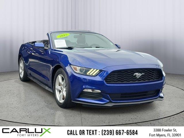 2015 Ford Mustang 2dr Conv V6, available for sale in Fort Myers, Florida | Carlux Fort Myers. Fort Myers, Florida