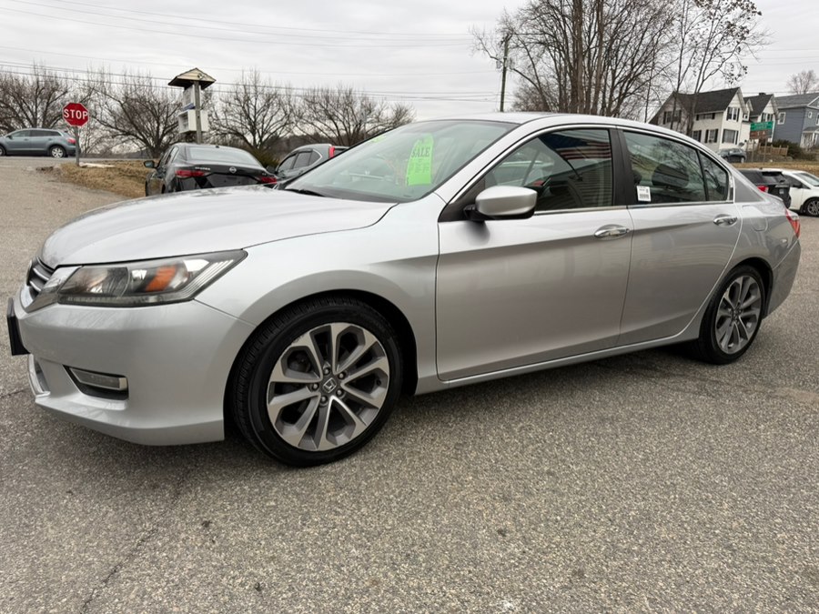 2013 Honda Accord Sdn 4dr I4 CVT Sport, available for sale in New Milford, Connecticut | Faustos Auto Body and Repairs LLC. New Milford, Connecticut
