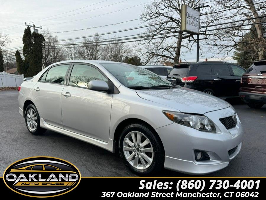 2009 Toyota Corolla 4dr Sdn Auto S (Natl), available for sale in Manchester, Connecticut | Oakland Auto Sales. Manchester, Connecticut