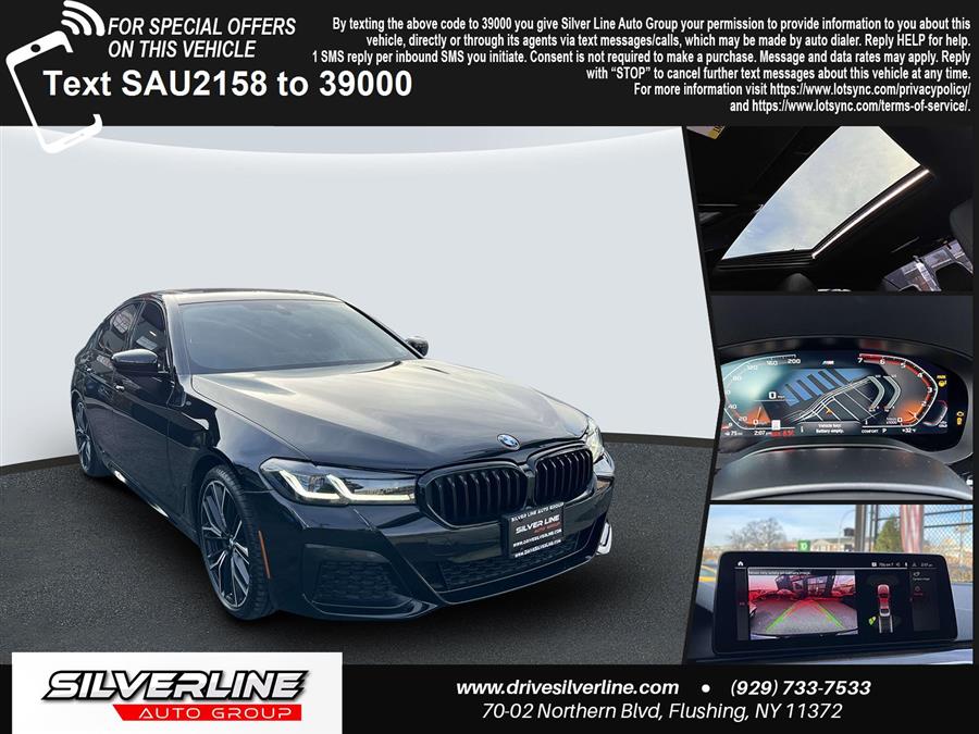 2022 BMW 5 Series 530i Sedan, available for sale in Flushing, New York | Silverline Auto Group. Flushing, New York