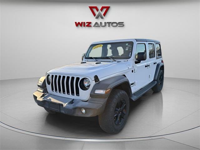 Used Jeep Wrangler Unlimited Sport Altitude 2021 | Wiz Leasing Inc. Stratford, Connecticut