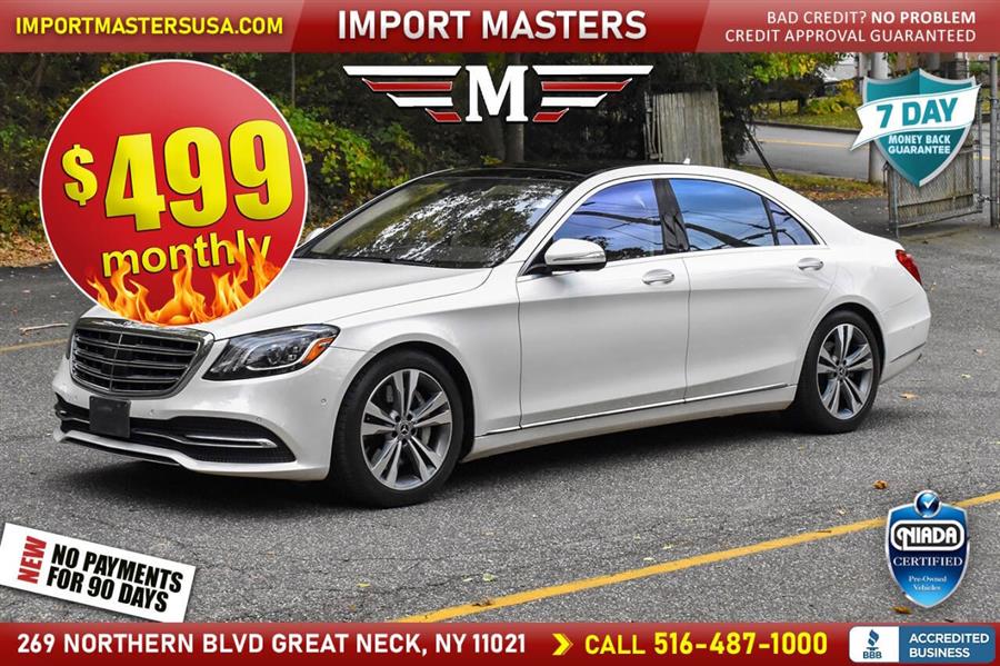 Used 2019 Mercedes-benz S-class in Great Neck, New York | Camy Cars. Great Neck, New York