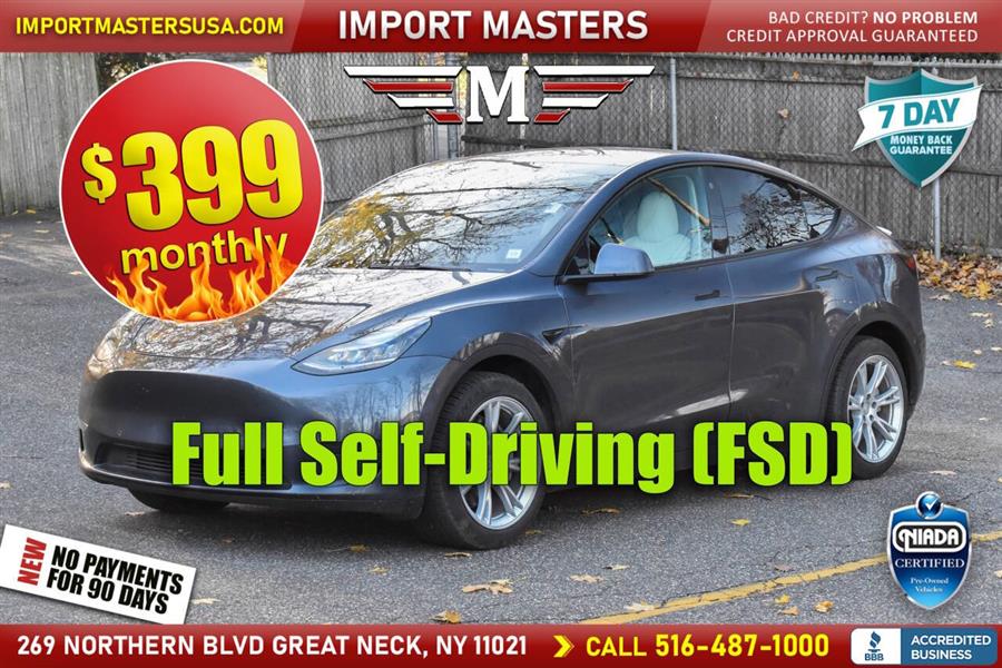 Used Tesla Model y Long Range AWD 4dr Crossover 2021 | Camy Cars. Great Neck, New York