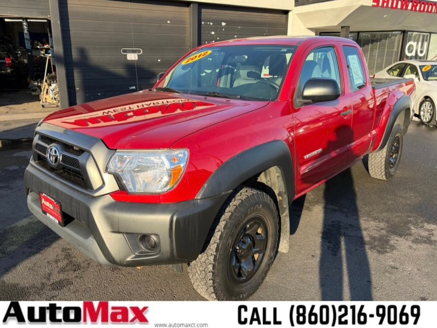 2012 Toyota Tacoma 4WD Access Cab I4 MT (Natl), available for sale in West Hartford, Connecticut | AutoMax. West Hartford, Connecticut