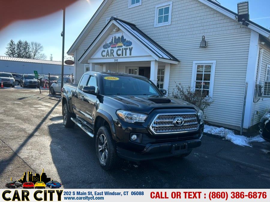 2016 Toyota Tacoma 4WD Access Cab V6 AT TRD Sport (Natl), available for sale in East Windsor, Connecticut | Car City LLC. East Windsor, Connecticut
