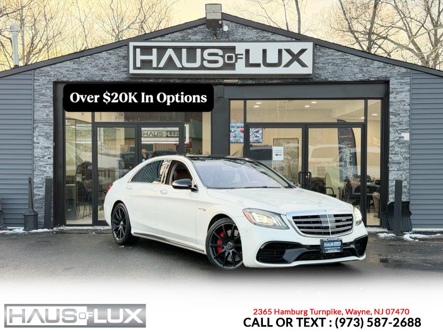 2018 Mercedes-Benz S-Class AMG S 63 4MATIC Sedan, available for sale in Wayne, New Jersey | Haus of Lux. Wayne, New Jersey